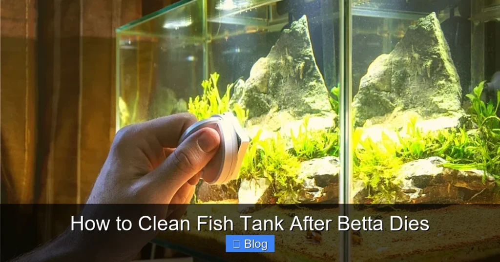 How to Clean Fish Tank After Betta Dies
