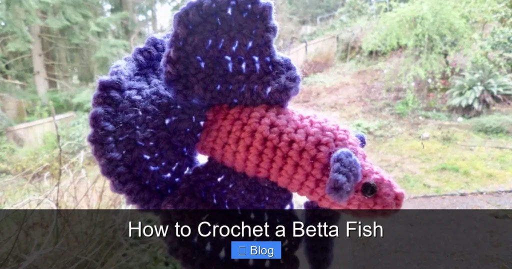 How to Crochet a Betta Fish
