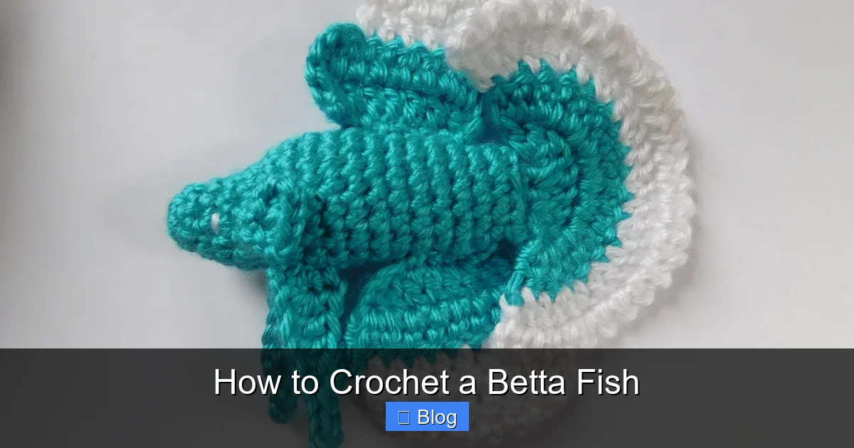 How to Crochet a Betta Fish