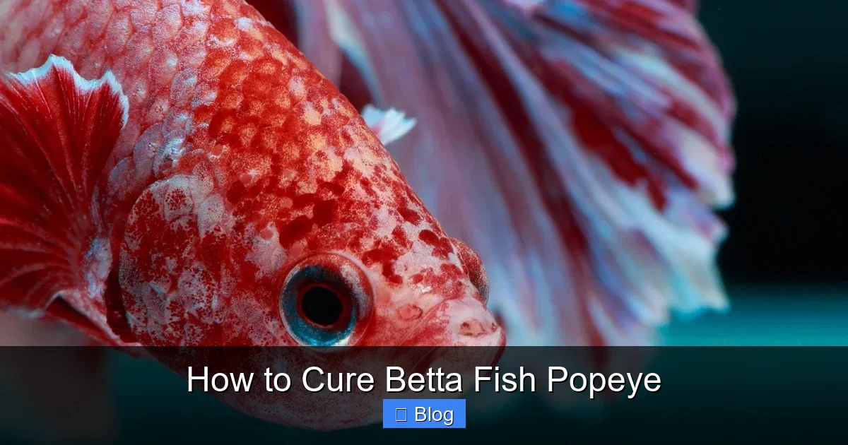 How to Cure Betta Fish Popeye