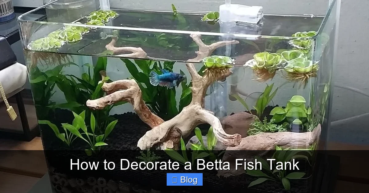 How to Decorate a Betta Fish Tank