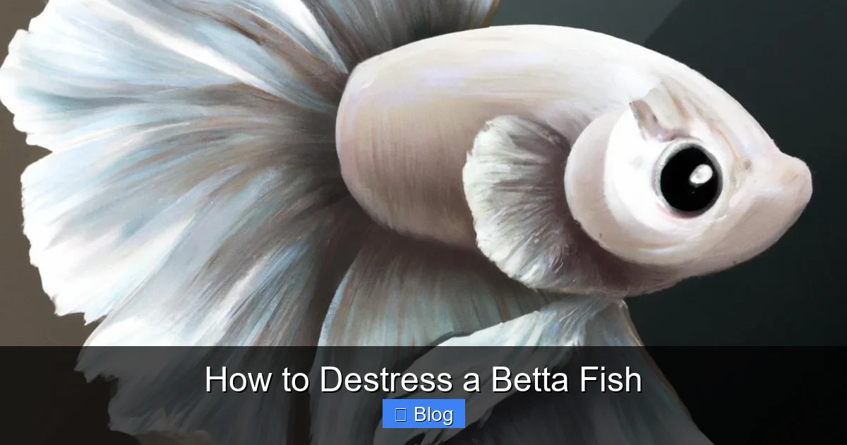 How to Destress a Betta Fish