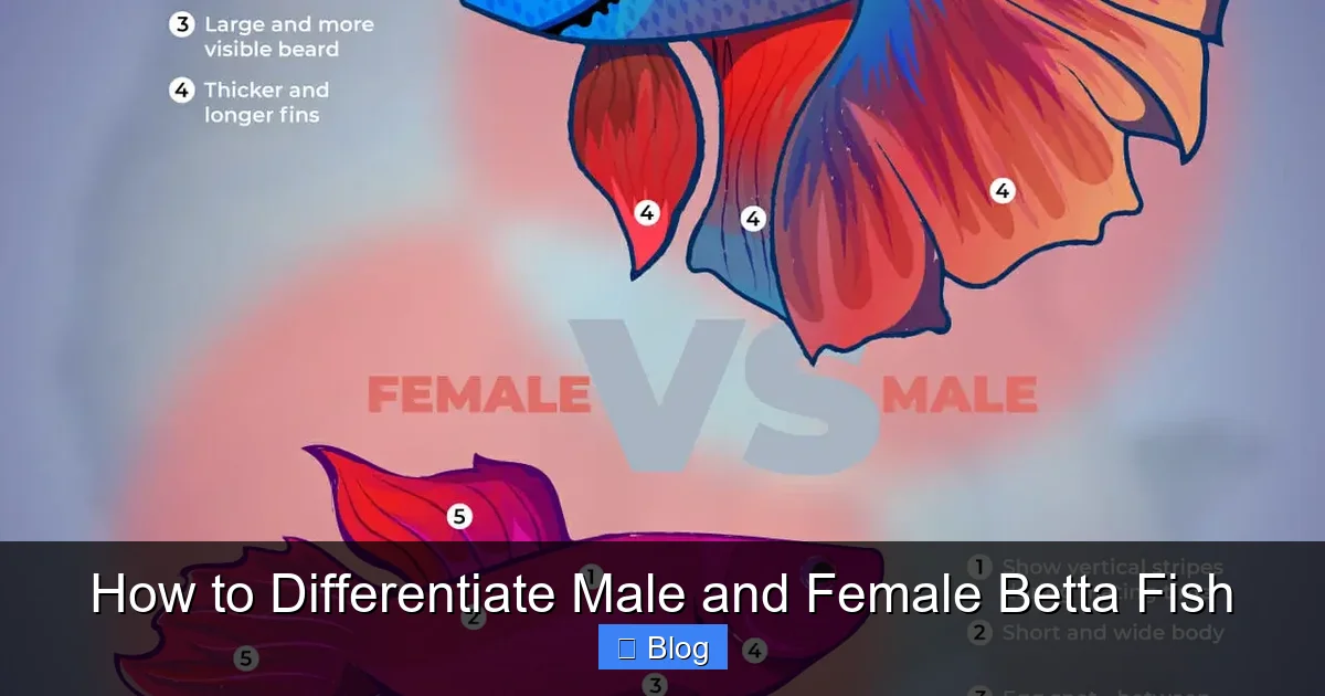 How to Differentiate Male and Female Betta Fish