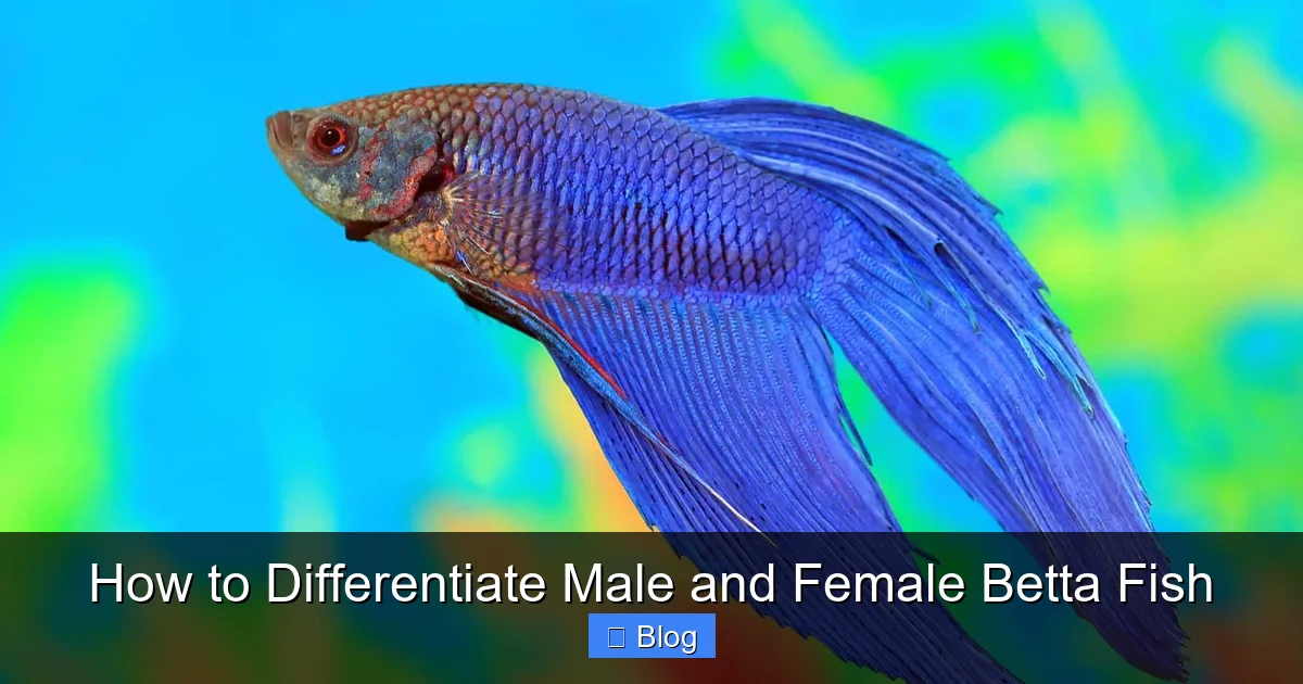 How to Differentiate Male and Female Betta Fish