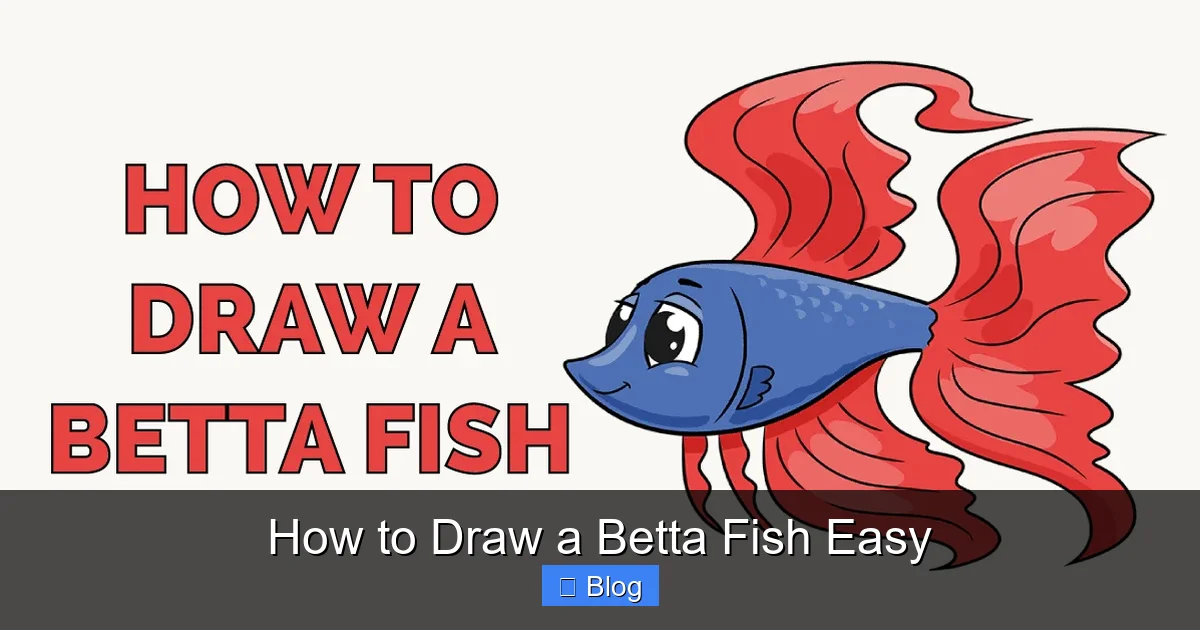 How to Draw a Betta Fish Easy
