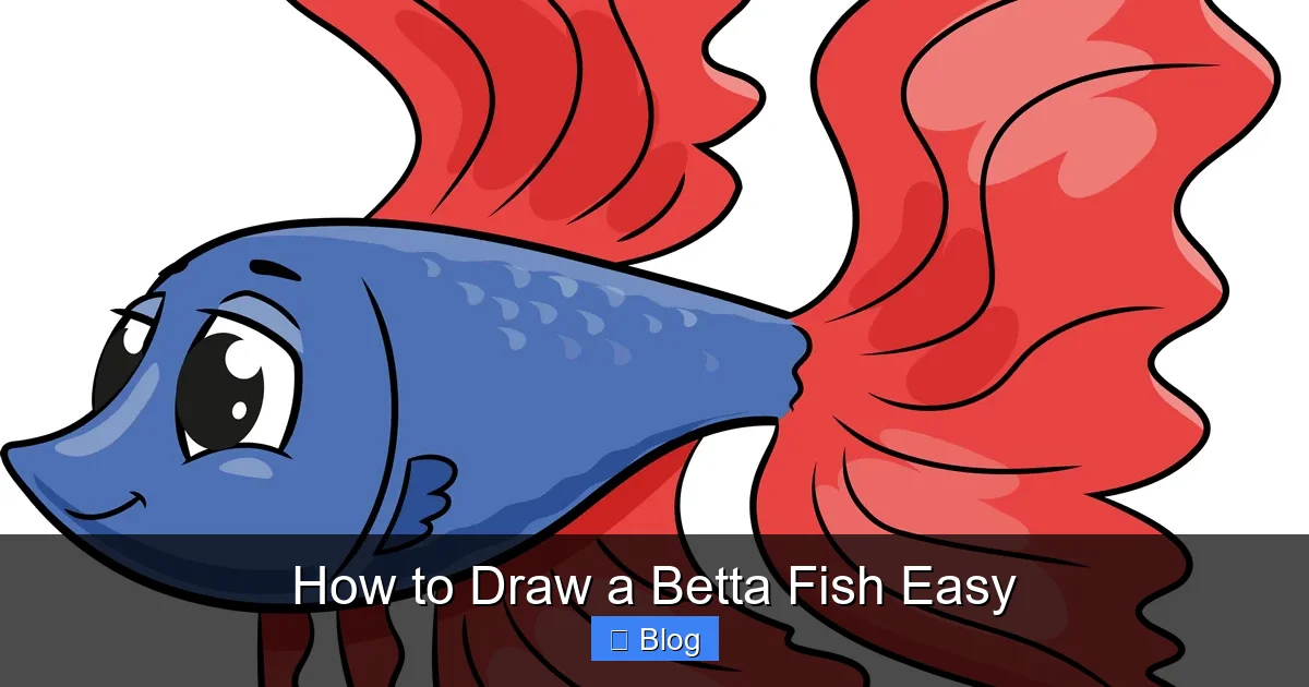 How to Draw a Betta Fish Easy