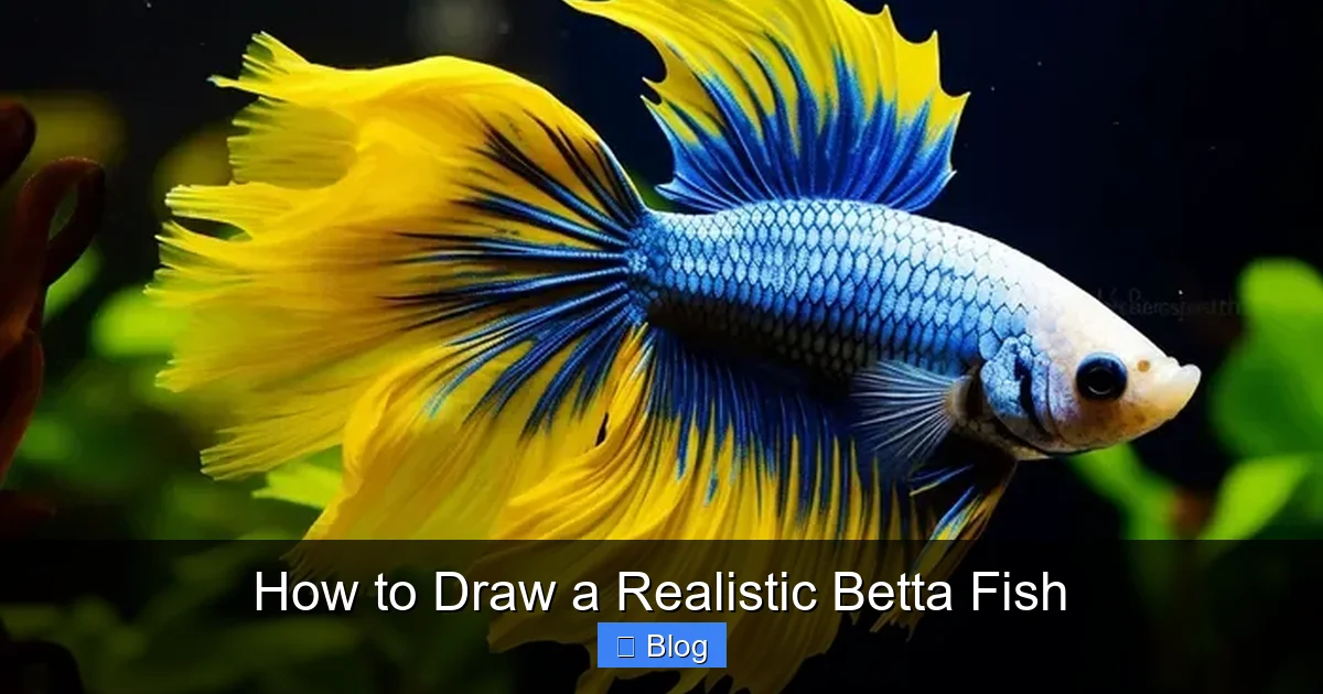 How to Draw a Realistic Betta Fish