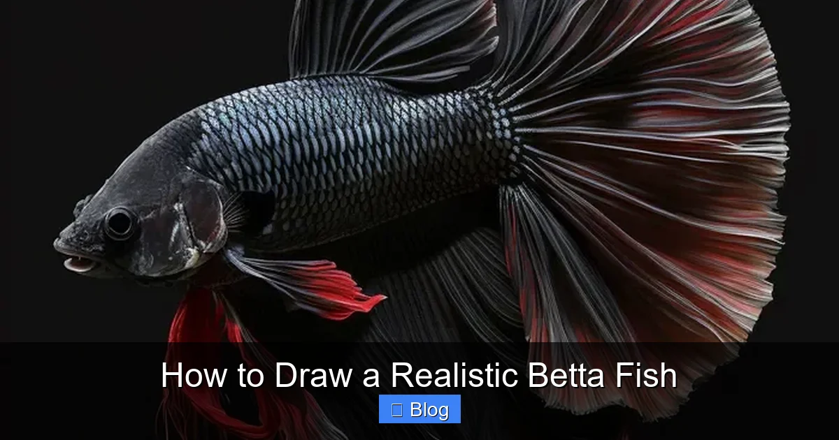 How to Draw a Realistic Betta Fish