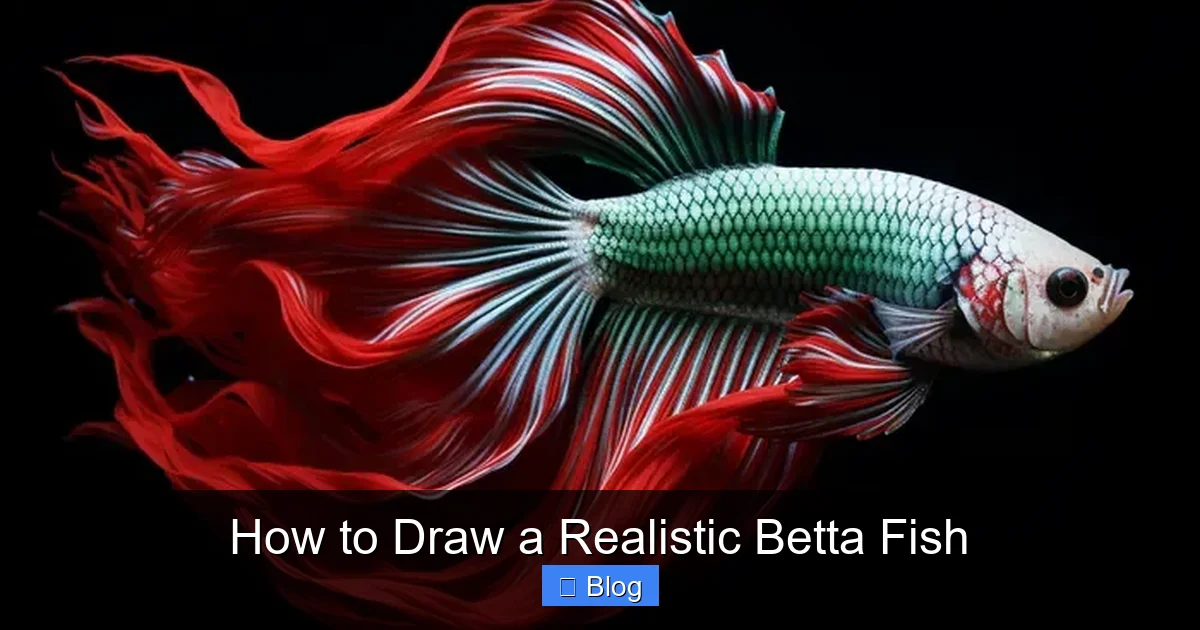 How to Draw a Realistic Betta Fish