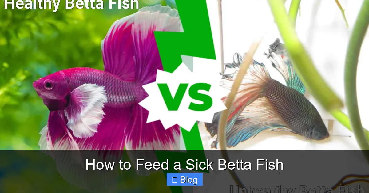 How to Feed a Sick Betta Fish