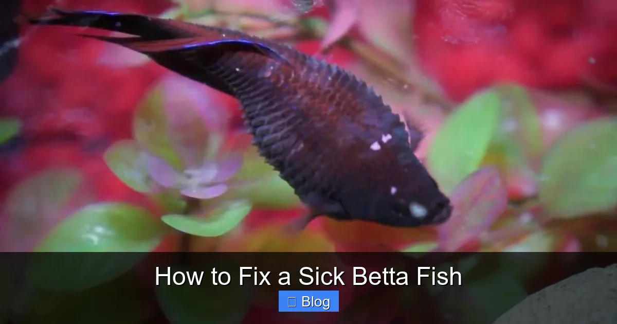How to Fix a Sick Betta Fish