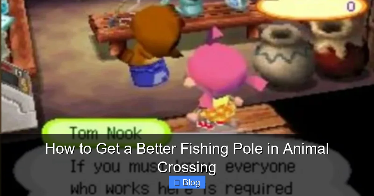 How to Get a Better Fishing Pole in Animal Crossing