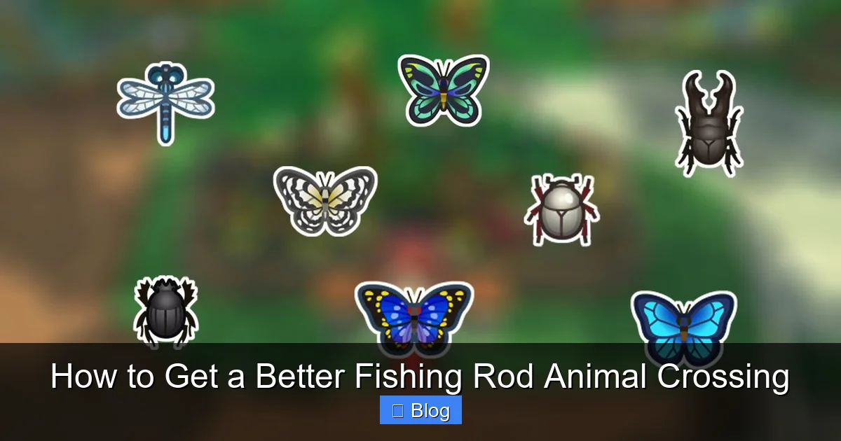 How to Get a Better Fishing Rod Animal Crossing