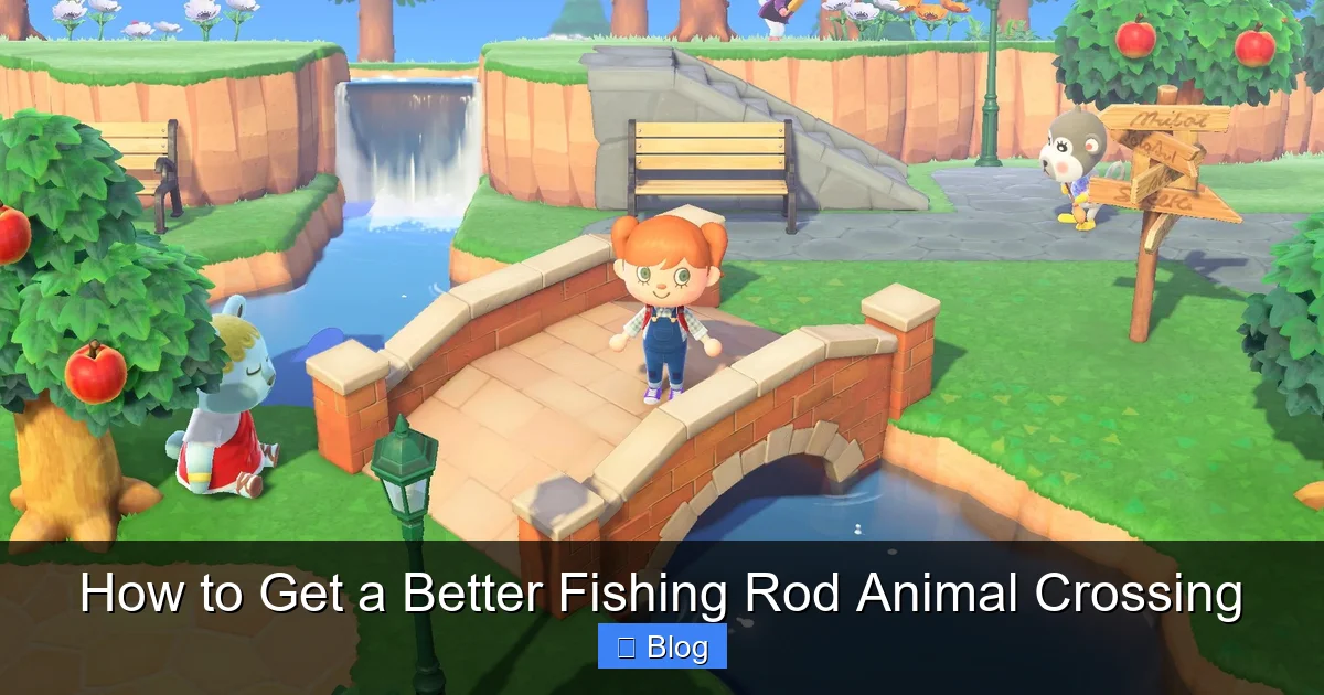 How to Get a Better Fishing Rod Animal Crossing