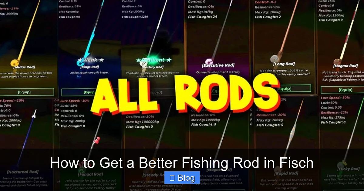 How to Get a Better Fishing Rod in Fisch