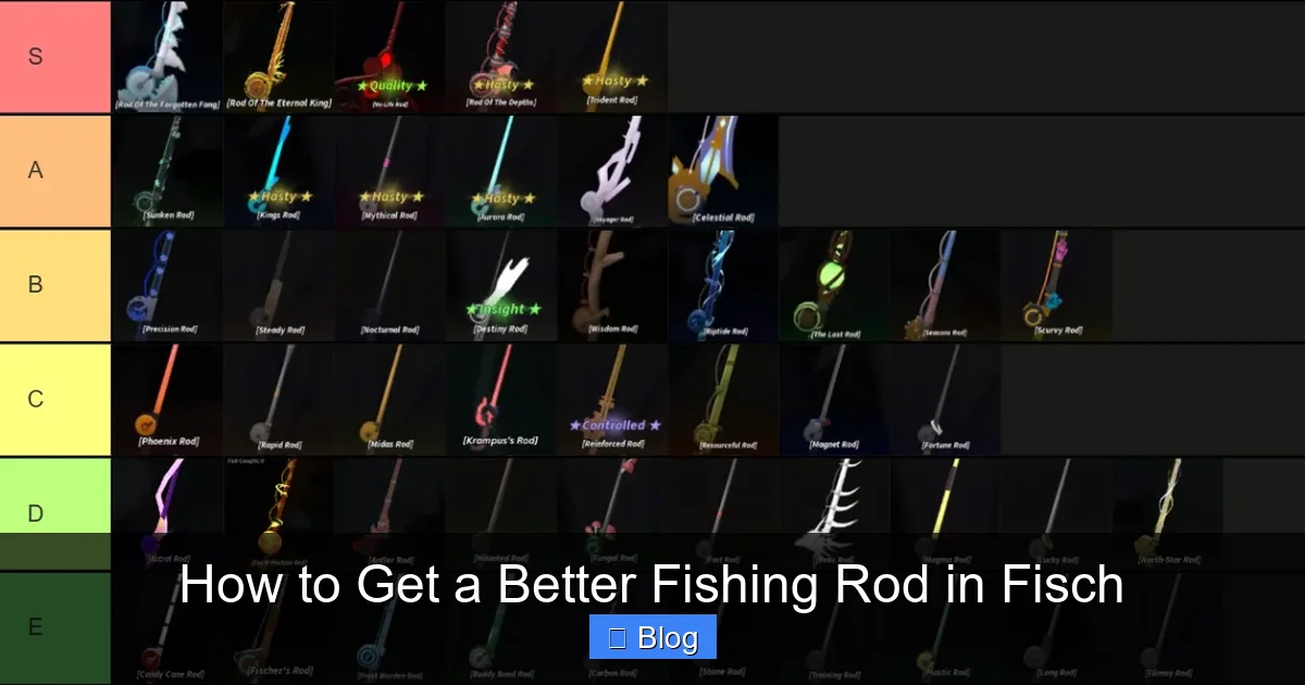 How to Get a Better Fishing Rod in Fisch