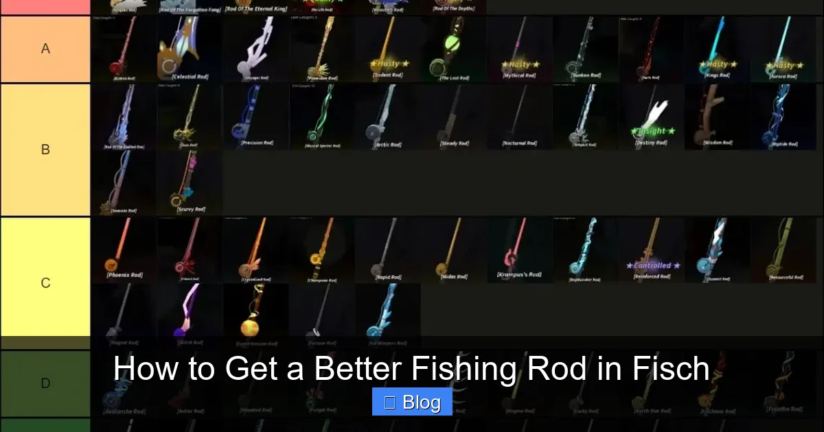 How to Get a Better Fishing Rod in Fisch