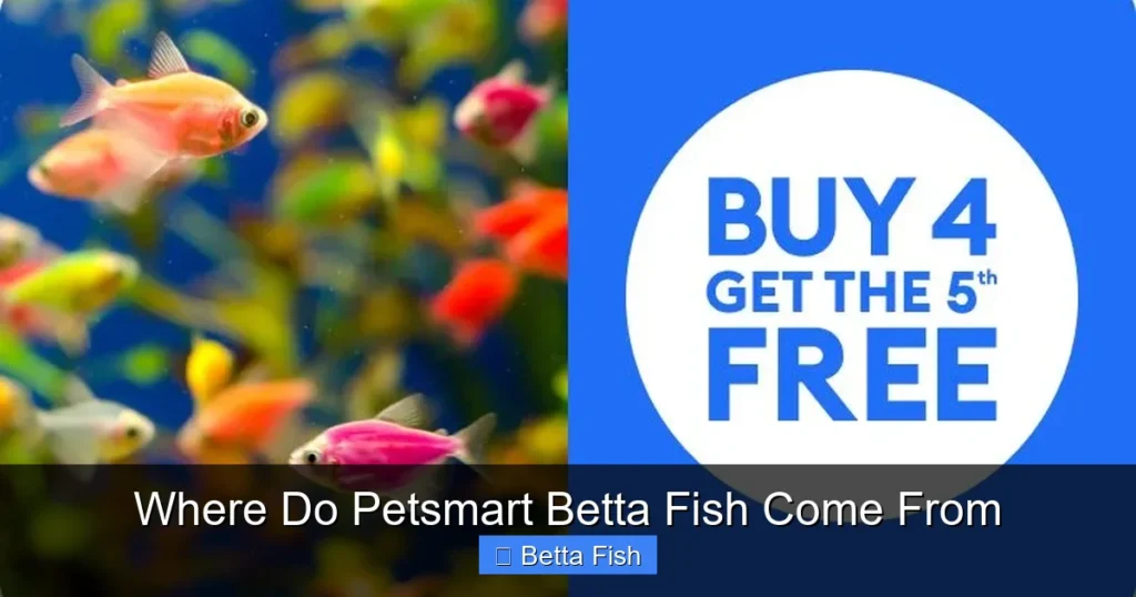 Where Do Petsmart Betta Fish Come From