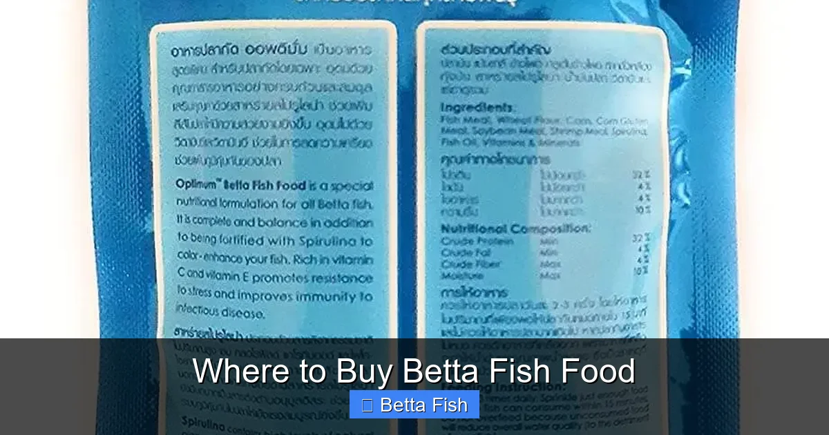 Where to Buy Betta Fish Food