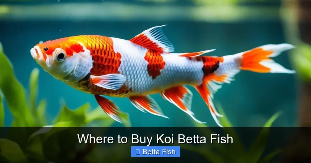 Where to Buy Koi Betta Fish