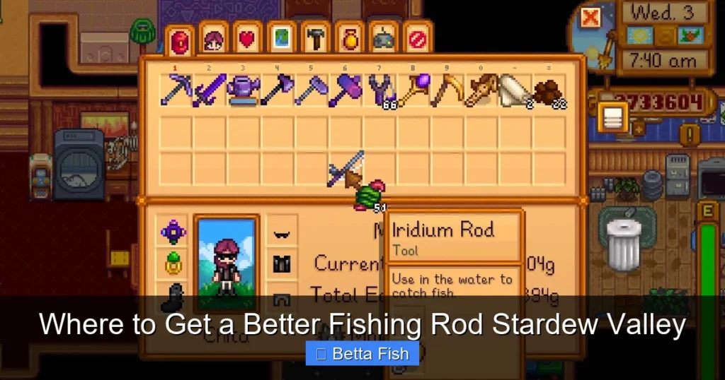 Where to Get a Better Fishing Rod Stardew Valley