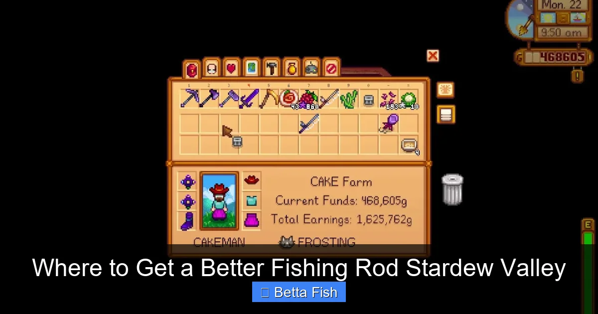 Where to Get a Better Fishing Rod Stardew Valley