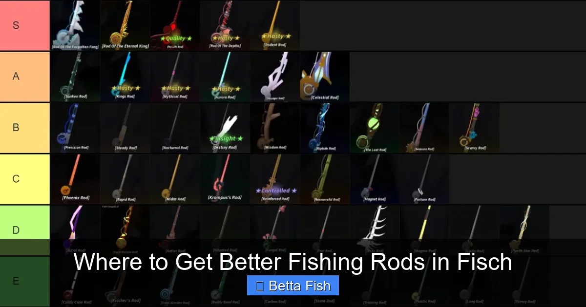 Where to Get Better Fishing Rods in Fisch