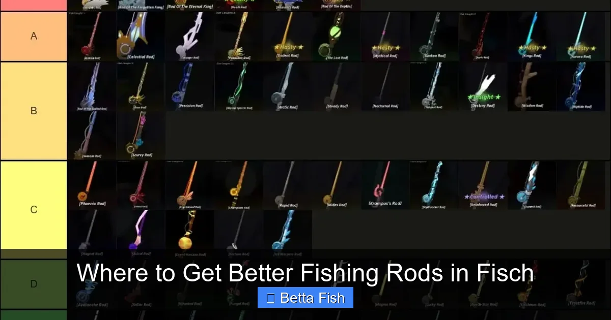 Where to Get Better Fishing Rods in Fisch