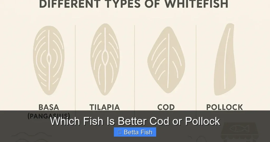 Which Fish Is Better Cod or Pollock