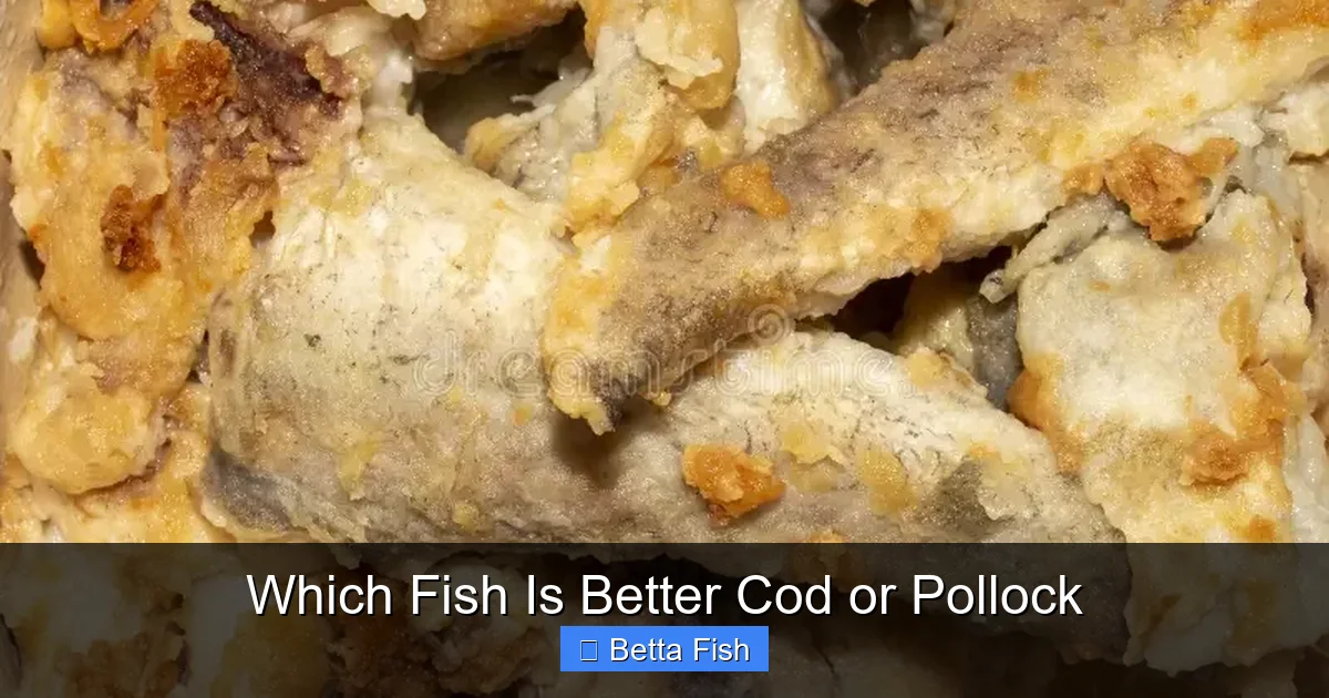 Which Fish Is Better Cod or Pollock