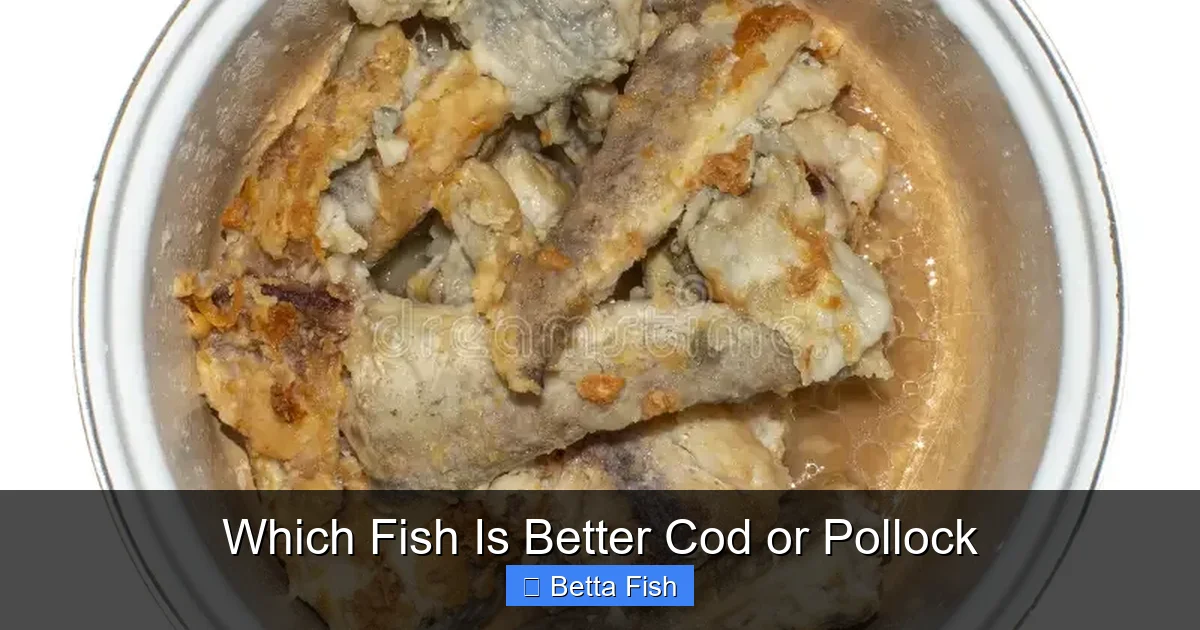 Which Fish Is Better Cod or Pollock