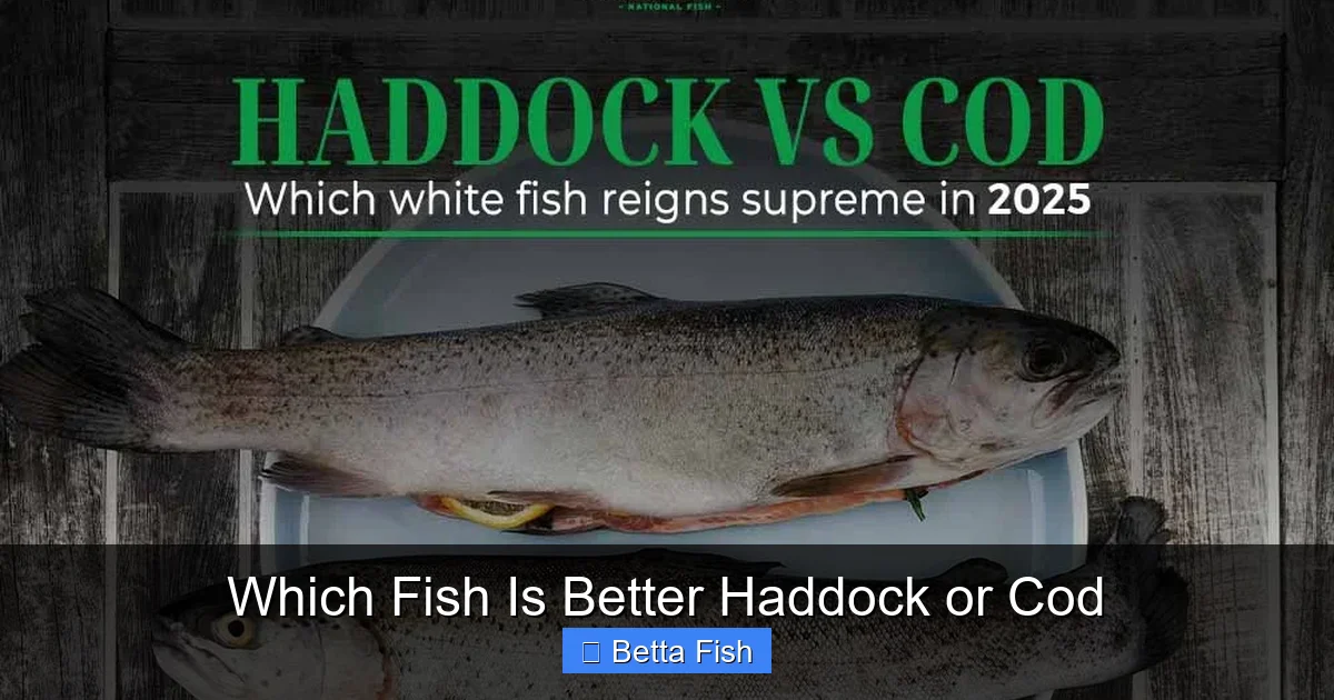 Which Fish Is Better Haddock or Cod