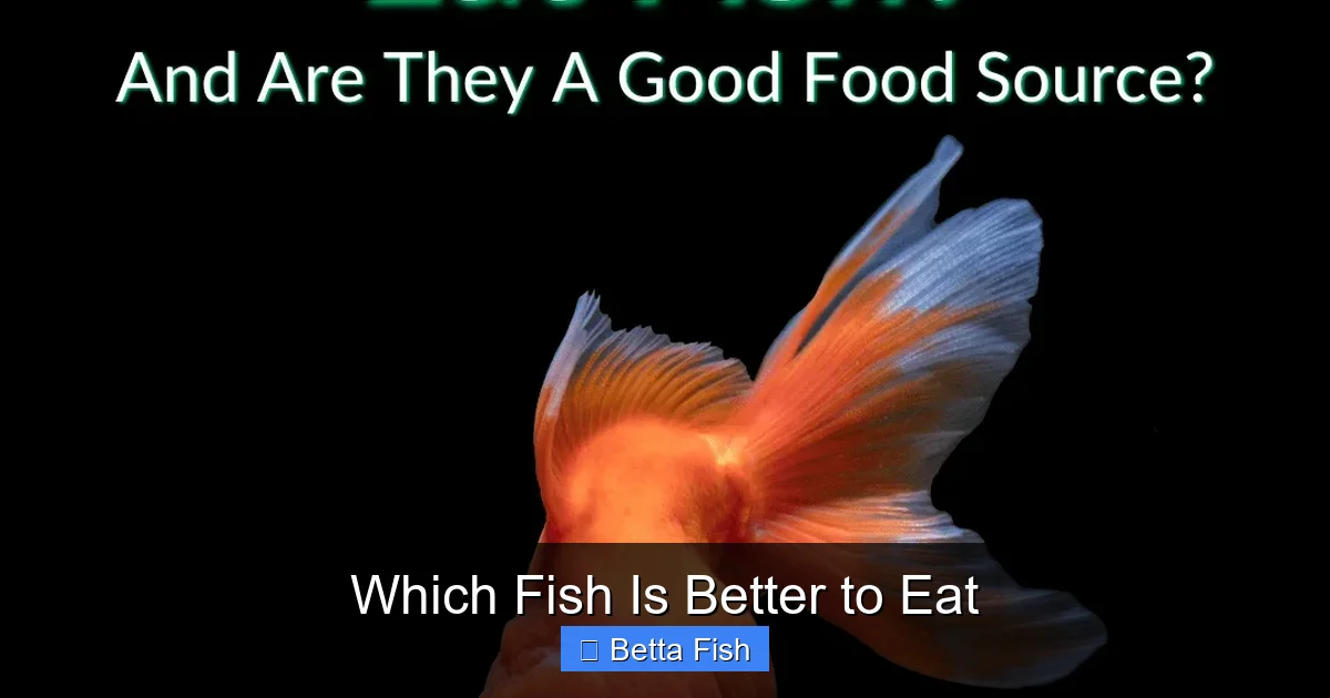 Which Fish Is Better to Eat
