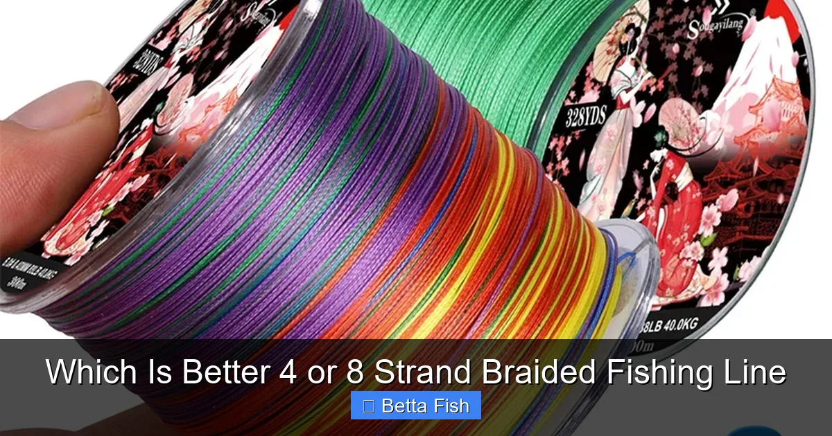 Which Is Better 4 or 8 Strand Braided Fishing Line
