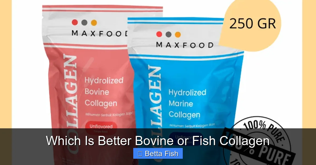 Which Is Better Bovine or Fish Collagen