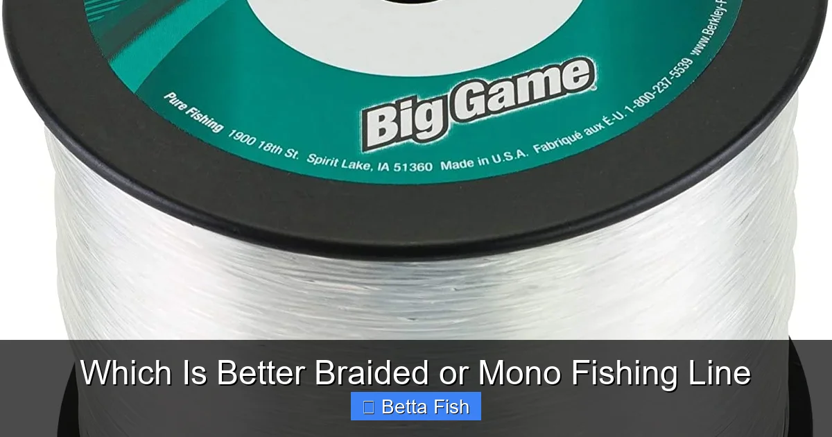 Which Is Better Braided or Mono Fishing Line