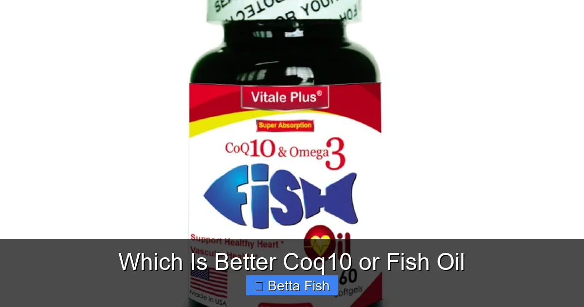 Which Is Better Coq10 or Fish Oil