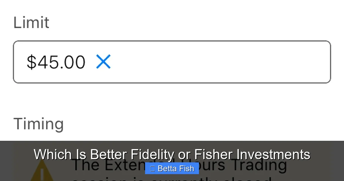 Which Is Better Fidelity or Fisher Investments