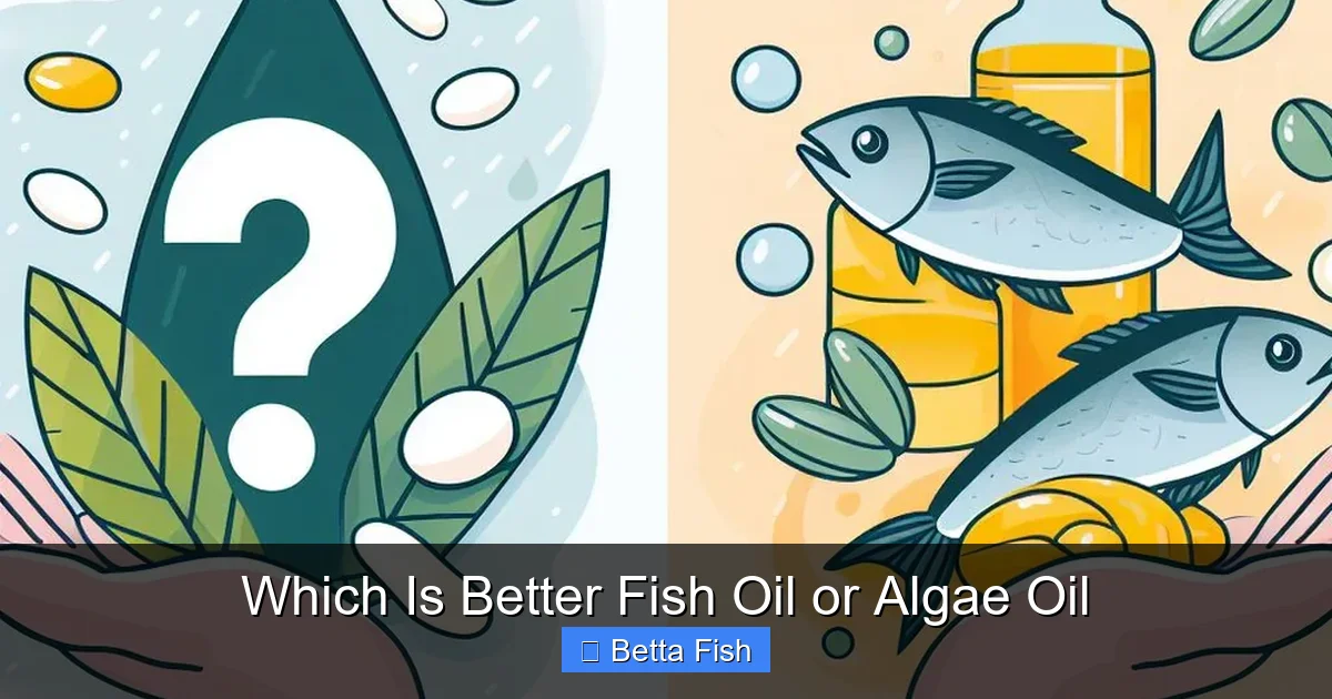 Which Is Better Fish Oil or Algae Oil