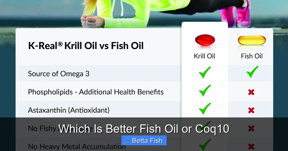 Which Is Better Fish Oil or Coq10