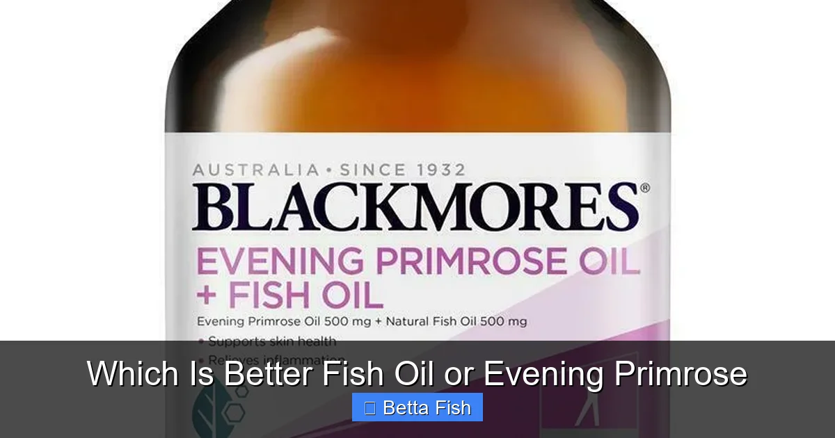 Which Is Better Fish Oil or Evening Primrose