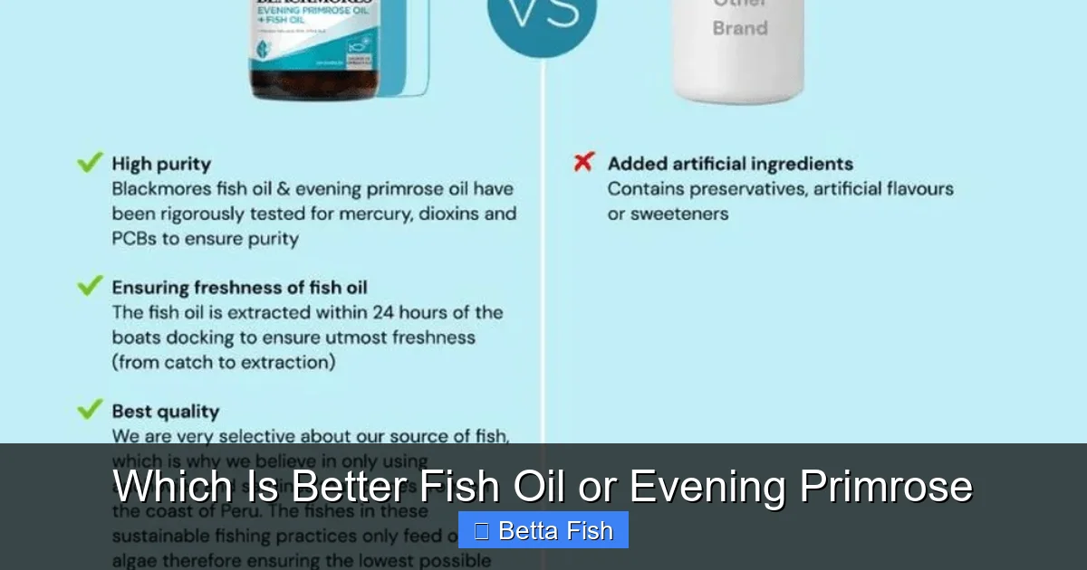 Which Is Better Fish Oil or Evening Primrose
