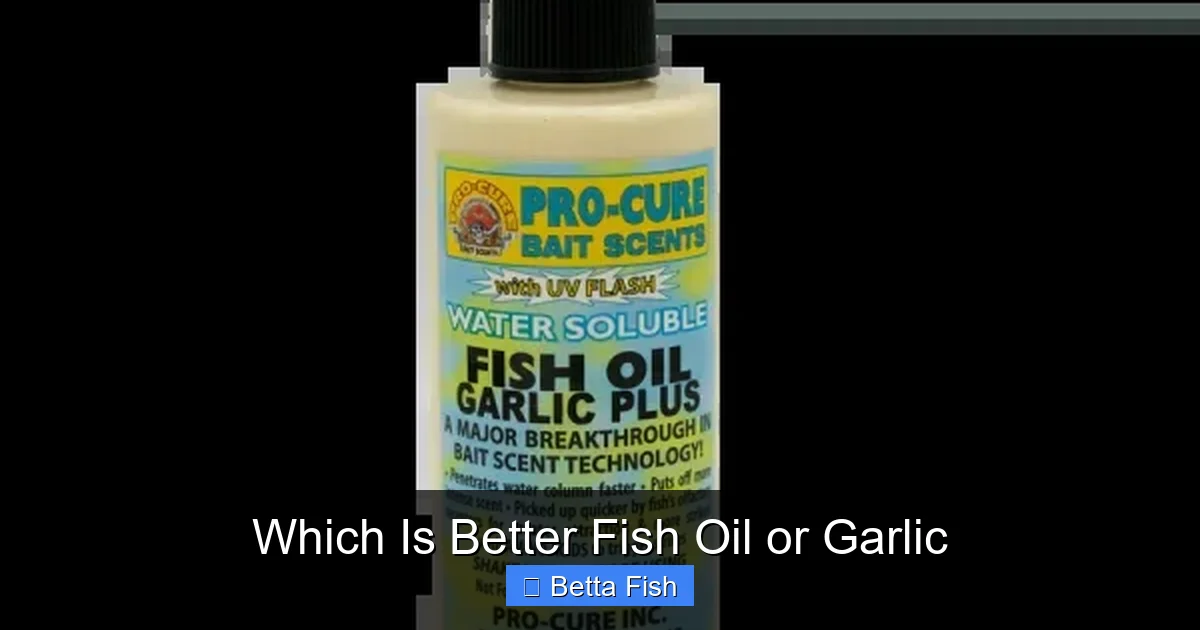 Which Is Better Fish Oil or Garlic