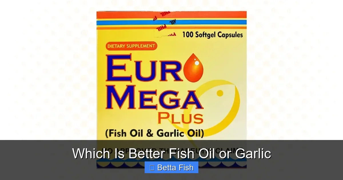 Which Is Better Fish Oil or Garlic