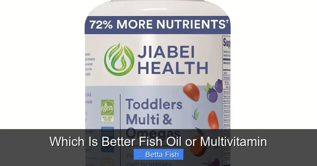 Which Is Better Fish Oil or Multivitamin