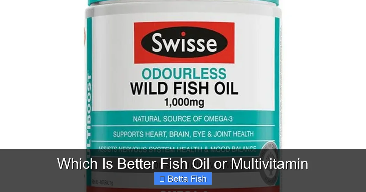 Which Is Better Fish Oil or Multivitamin