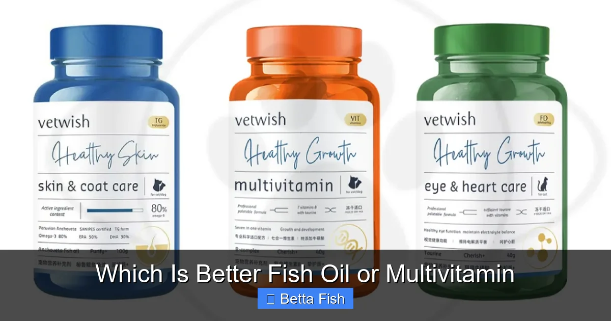Which Is Better Fish Oil or Multivitamin