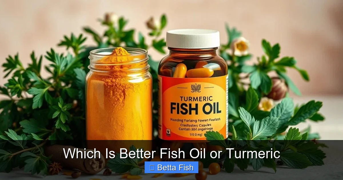 Which Is Better Fish Oil or Turmeric