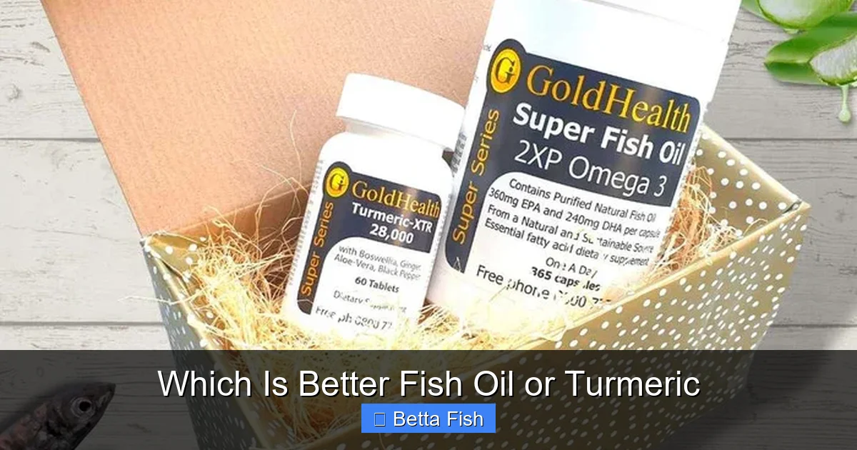 Which Is Better Fish Oil or Turmeric