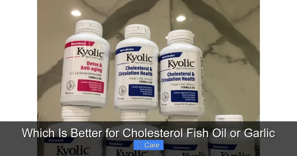 Which Is Better for Cholesterol Fish Oil or Garlic